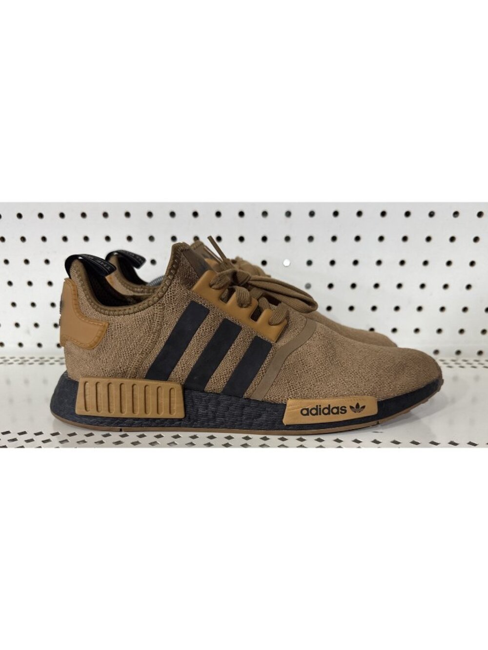 Adidas NMD R1 Raw Desert Mens Athletic Shoes Sneakers Size 11.5 Tan Black FY9385